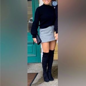 Black over the knee boots!